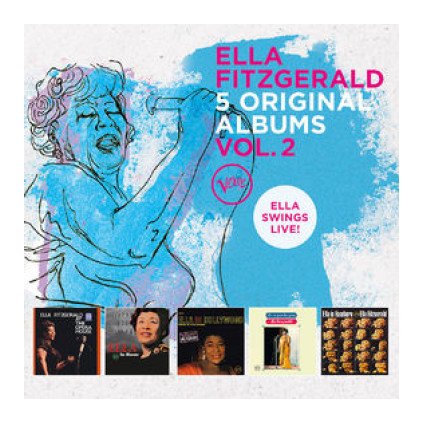 VINYLO.SK | FITZGERALD ELLA ♫ 5 ORIGINAL ALBUMS - VOL. 2 (ELLA SWINGS LIVE) [5CD] 0600753891209