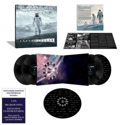 VINYLO.SK | OST / Zimmer, Hans ♫ Interstellar / Expanded Edition / HQ / Etched H Side / Gatefold Sleeve [4LP] 0194397964714