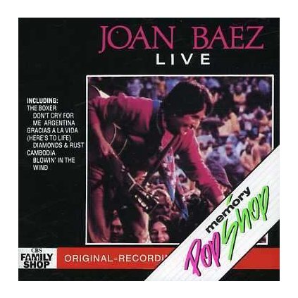 VINYLO.SK | Baez, Joan ♫ Live [CD] 5099746339029