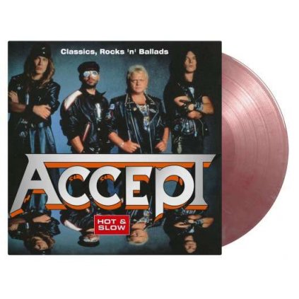 VINYLO.SK | Accept ♫ Hot & Slow /20th Anniversary / Limited Edition of 2500 Copies / Silver & Red Marbled Vinyl / HQ [LP] 8719262010383