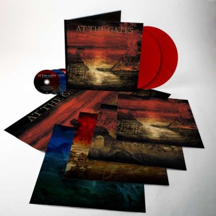 VINYLO.SK | At The Gates ♫ The Nightmare Of Being / Transparent Red Vinyl / Artbook [2LP + 3CD] Vinyl 0194398649214