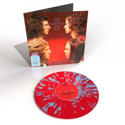 VINYLO.SK | Slade ♫ Old New Borrowed And Blue / Red - Blue Vinyl [LP] Vinyl 4050538659320