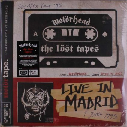VINYLO.SK | Motörhead ♫ The Löst Tapes Vol. 1 (Live In Madrid 1995) / Red Vinyl [2LP] vinyl 4050538686289