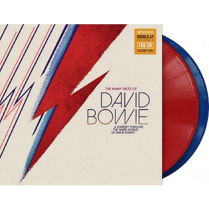 VINYLO.SK | Bowie David / Rôzni interpreti ♫ Many Faces Of David Bowie / Coloured vinyl / Limited / HQ [2LP] vinyl 7798093712827