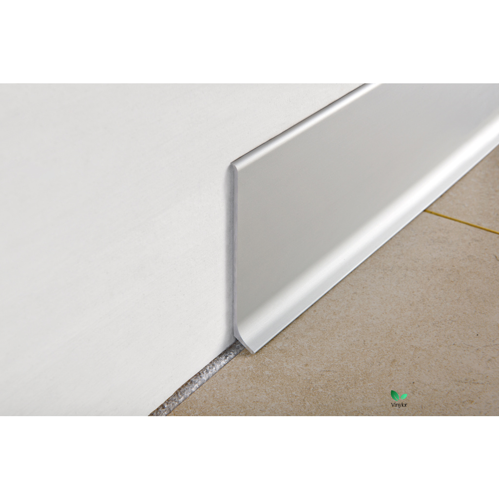 Soklová lišta hliníková 80 Podlahy > Podlahové lišty > Hliníkové lišty