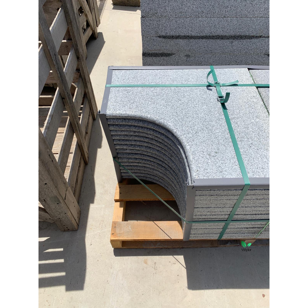 Bazénový roh 60x60x3 Okrasné kameny > Žulové produkty