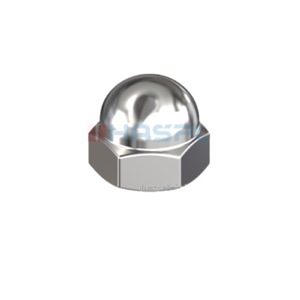 Uzavřená matice M5 pro vratový šroub Ploty > Příslušenství k plotovkám