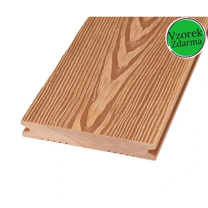 Vzorek WPC prkna Light Brown G2 Plné Vzorky