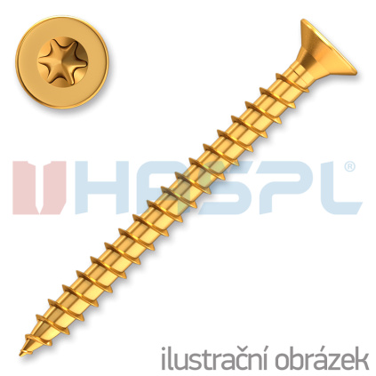 Vrut pro vymezovací klip 3,5 x 30 Terasy > Příslušenství k WPC terasám