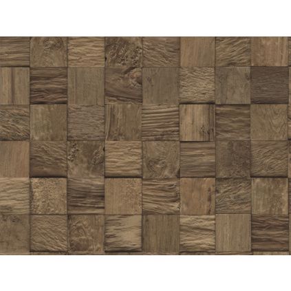 Vzorek Dřevěný obklad Cancun Cube Timeless Teak