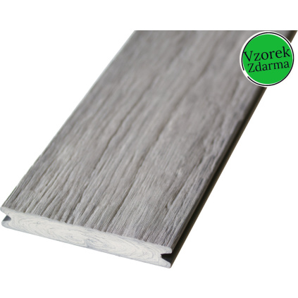 Vzorka WPC dosky Stone Grey G2 Plné