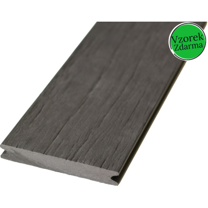 Vzorka WPC dosky Antracit Vintage G2 Plné