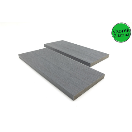Vzorka WPC Plotovky široké Profi Antracit + Vzorky