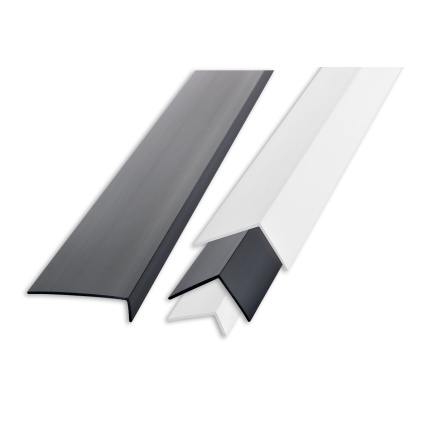 ALP...C ANGOLARE AD L PVC BIANCO E NERO