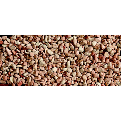 Valounky Rosa Corallo, velikost 15-25mm, koš 1ks