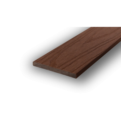 WPC CoEx flat strip caramel brown