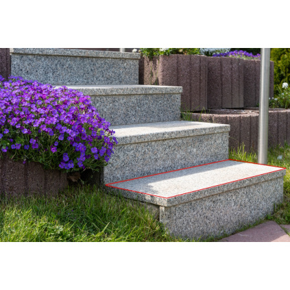 Žulová schodnice 130x35x3 Dekoratívne kamene