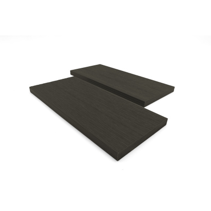 WPC plotovka široká - rovná hlava Profi Walnut + Ploty > Plotové panely