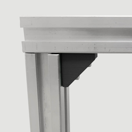 Rohový konektor pro hliníkový profil Terasy > Terasový systém KERADECK®