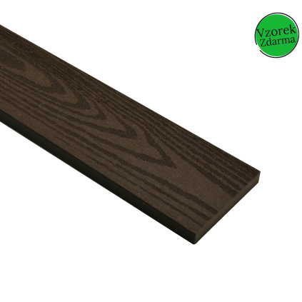 Vzorka WPC Plotovky hnedá
