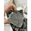 Dlažební kostky gabro černo-sivá 10x10x5 cm, boky řezané, vrchní a spodní plocha štípana