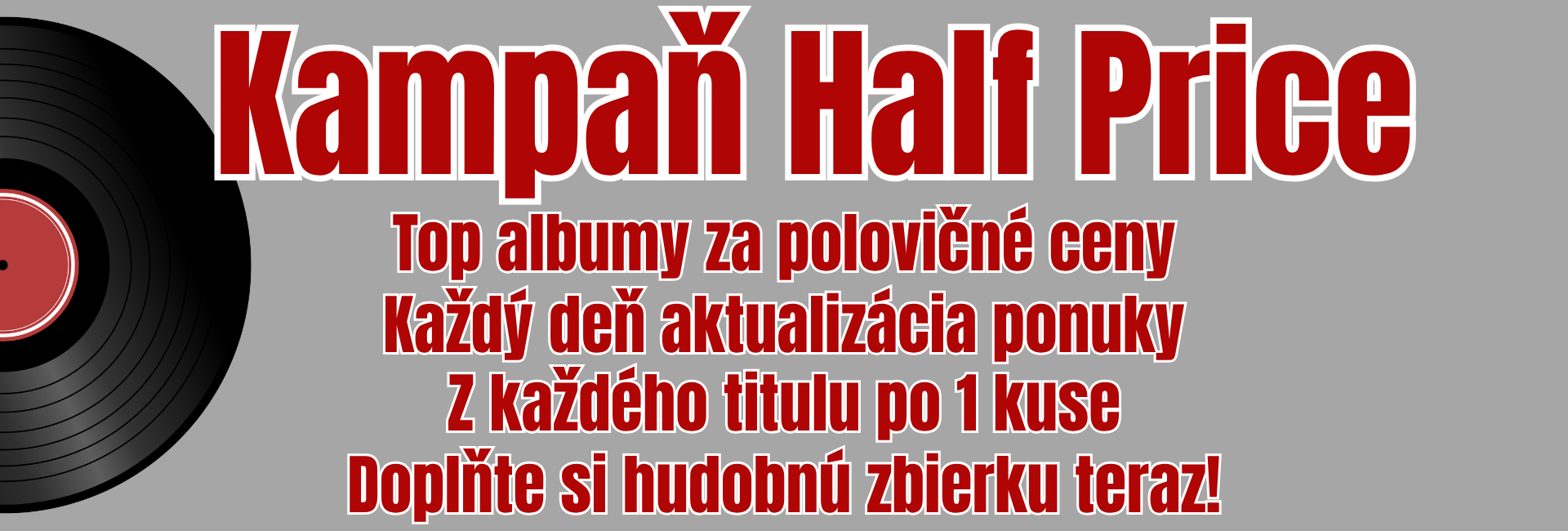 Half Price - Top tituly za polovičné ceny