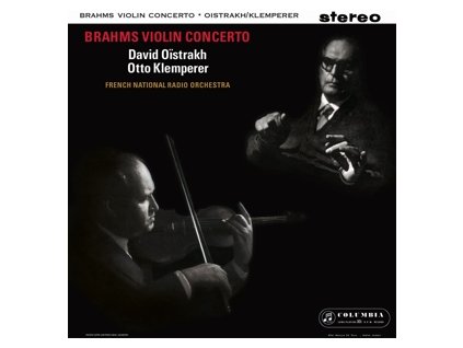 Brahms French National Radio Orchestra, David Oistrakh, Otto Klemperer Brahms Violin Concerto(LP)