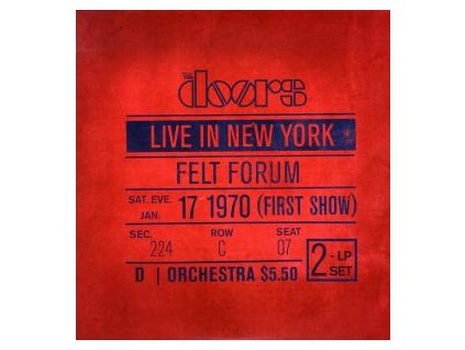 THE DOORS THE LIVE IN NEW YORK (2LP)