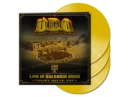 vinyl 3LP U.D.O. Live In Bulgaria 2020 (Clear Yellow vinyl)