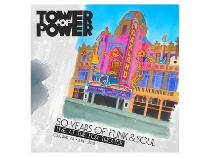 vinyl 3LP Tower of Power 50 Years of Funk & Soul: Live At the Fox Theater
