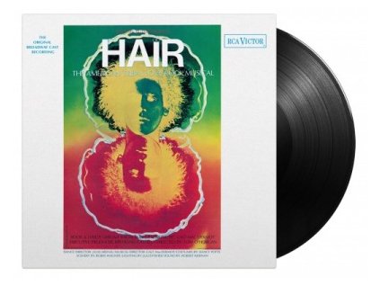 vinyl 2LP ORIGINAL BROADWAY CAST HAIR (Black vinyl)