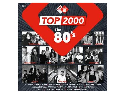 vinyl 2LP VARIOUS ARTISTS TOP 2000 - THE 80'S (Black vinyl)