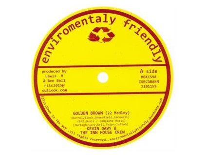 vinyl 7" Davy, Kevin & The Inn House Crew Golden Brown (RSD 2022)