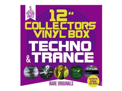 vinyl 5LP V/A 12" Collector's Picture Vinyl Box Techno & Trance (picture disc)