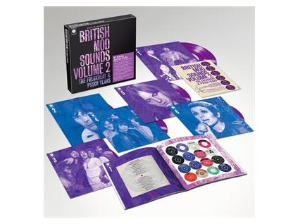 vinyl 6LP V/A Eddie Piller Presents - British Mod Sounds of the 1960s Volume 2: the Freakbeat & Psych Years (Purple vinyl)