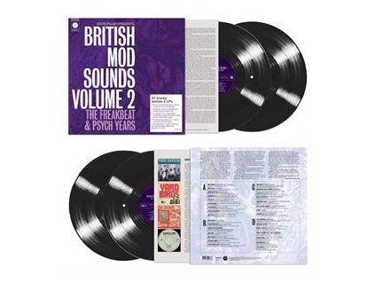 vinyl 2LP V/A Eddie Piller Presents - British Mod Sounds of the 1960s Volume 2: the Freakbeat & Psych Years