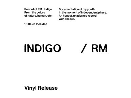 Rm (Bts) Indigo(LP)