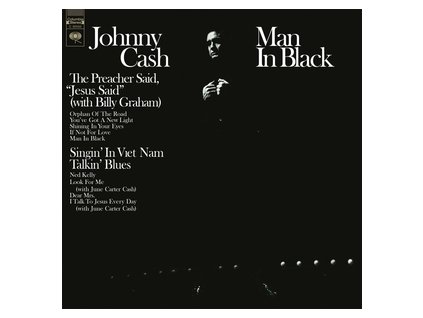 Johnny Cash – Man In Black (Crystal clear vinyl)(LP)