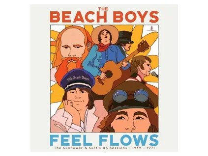 vinyl 4LP The Beach Boys – Feel Flows (The Sunflower & Surf's Up Sessions 1969-1971)