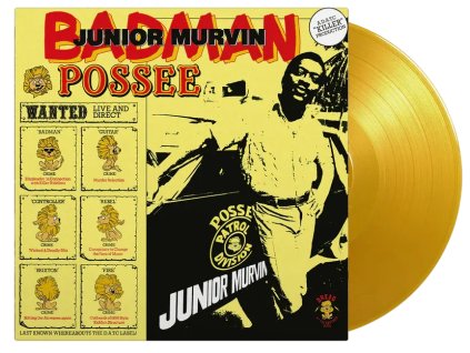 JUNIOR MURVIN Bad Man Possee (Yellow vinyl)(LP)
