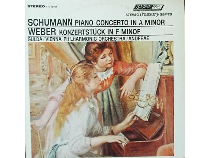 vinyl LP Schumann / Weber, Gulda / Vienna Philharmonic Orchestra / Andreae – Piano Concerto In A Minor / Konzertstück In F Minor