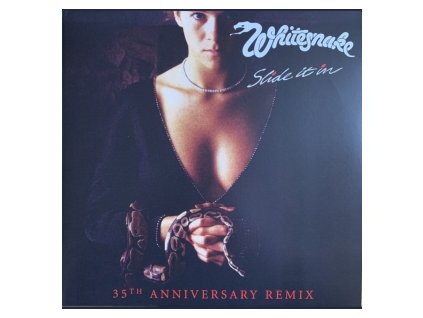 vinyl 2LP WHITESNAKE SLIDE IT IN (35TH ANNIVERSARY REMIX) (RED VINYL ALBUM)