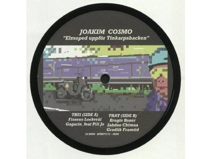 vinyl 12" Joakim Cosmo – Elmoped Uppför Tinkarpsbacken