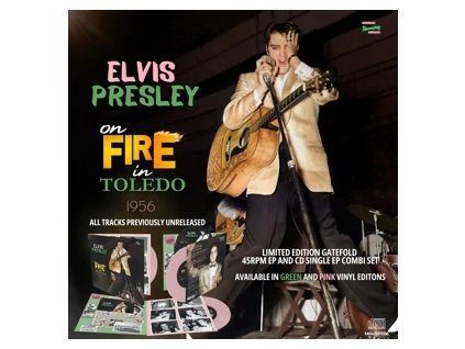 vinyl LP Elvis Presley- Elvis Presley On Fire In Toledo - 1956