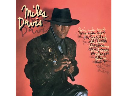 MILES DAVIS You're Under Arrest (Red & clear marbled vinyl)