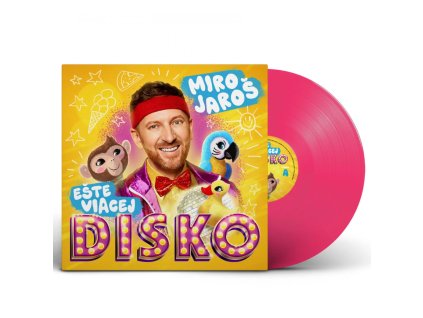 vinyl LP MIRO JAROŠ - Ešte viacej disko (Ružový vinyl)