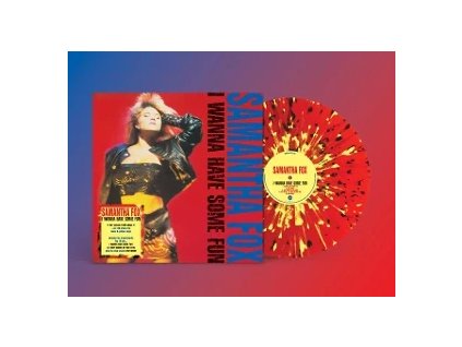 vinyl LP Samantha Fox – I Wanna Have Some Fun (Red Yellow splatter vinyl)