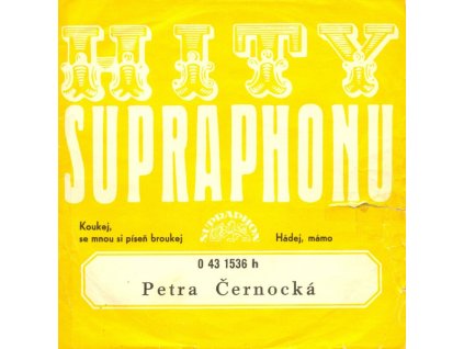 Petra Černocká – Koukej, Se Mnou Si Píseň Broukej / Hádej, Mámo (LP bazár)