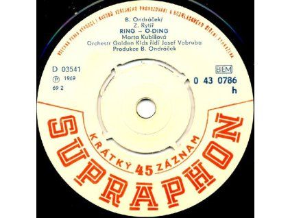 MARTA KUBIŠOVÁ Ring - O - Ding / Mama (7")