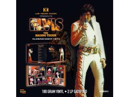 ELVIS PRESLEY Las Vegas – 'The Raging Tiger' Closing Night 1974 (2LP)
